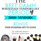 "The Best Damn Wholesale Vendor List" EBook