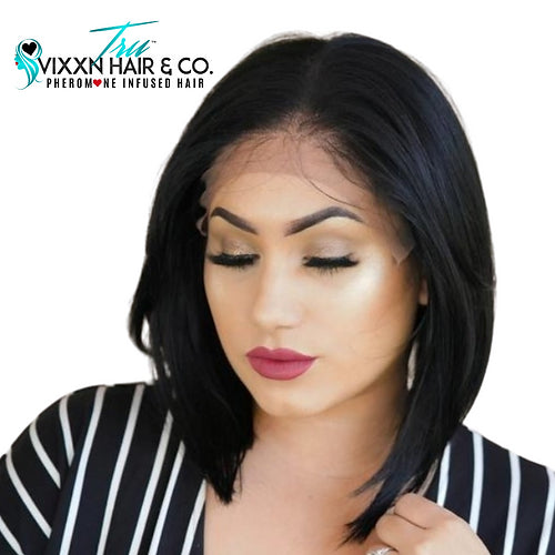 Tru Vixxn Pheromone Infused Classic Human Hair Black wig